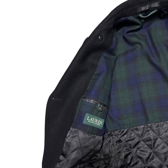 LAUREN RALPH LAUREN WOOL Designer Winter Business Casual Pea Coat Youth 14R - Picture 9 of 11